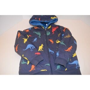 Hanna Andersson Kids Puffer Jacket with Dinosaur Print